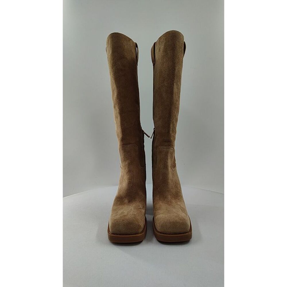 Michael Kors Women Houston Heeled Boot Husk Shoes 8